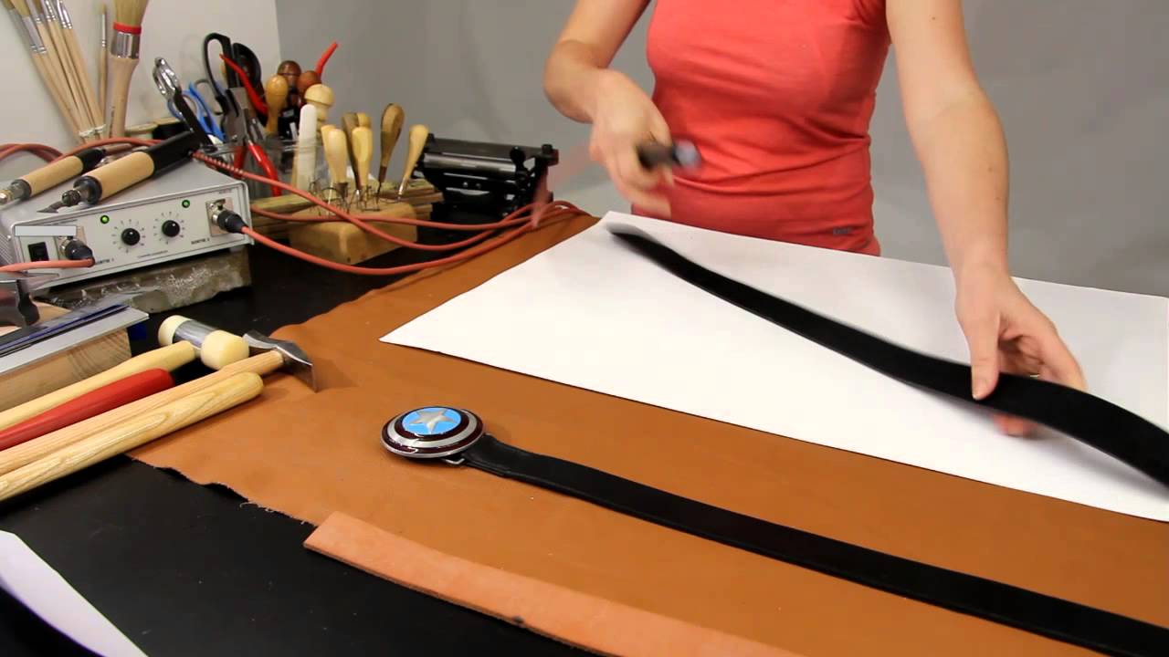 Fabrication d'une ceinture en cuir - www.groupedargent.com