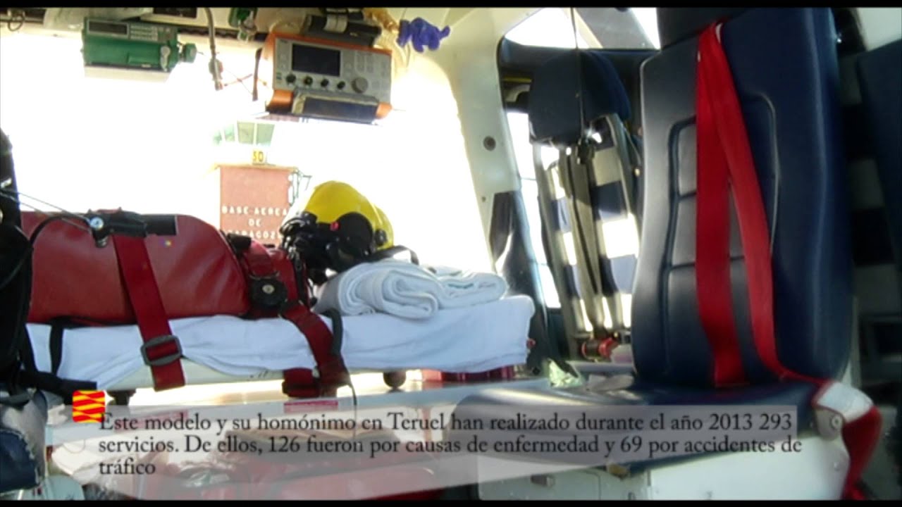 El Servicio Aéreo de Transporte Sanitario y Emergencias de Zaragoza se traslada a la Base Aérea