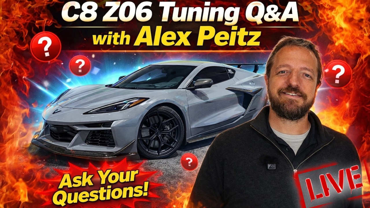 EVERYTHING You Need to Know About C8 Z06/ZR1 Tuning With Alex Peitz!