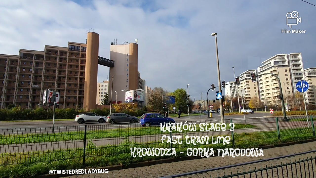 #Krak&oacute;w fast tram [Krakowski Szybki Tramwaj] between #KrowodrzaG&oacute;rka and #G&oacute;rkaNarodowa - Nov. 2020
