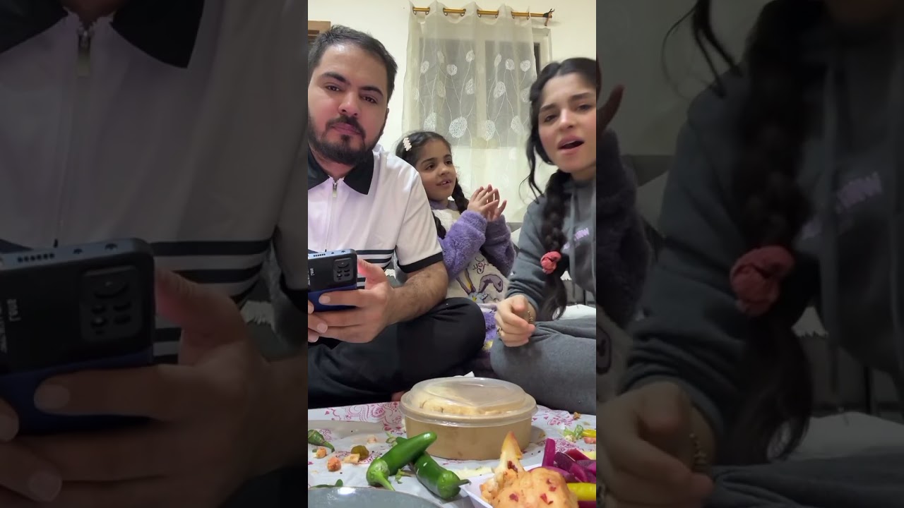 زيلان وباسل حجى على الاكل