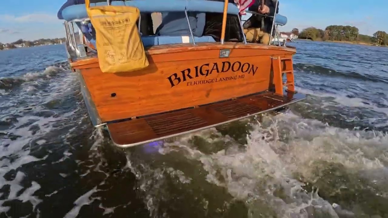 Sultana Downrigging Festival aboard Brigadoon - 1967 Chris Craft (11/1/2025) - Long Version