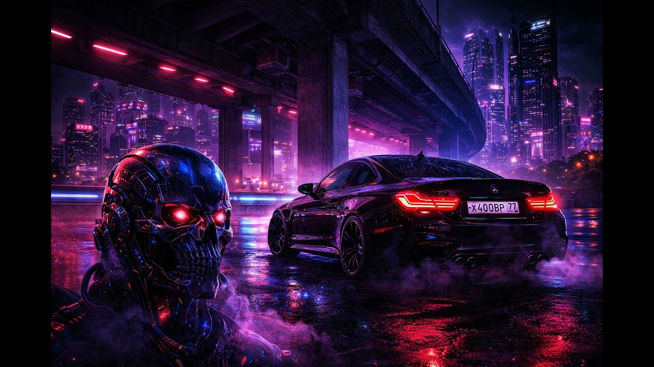 Ночная Москва (Музыка для машины) 🔥 BMW ночью | Бас, Москва, драйв