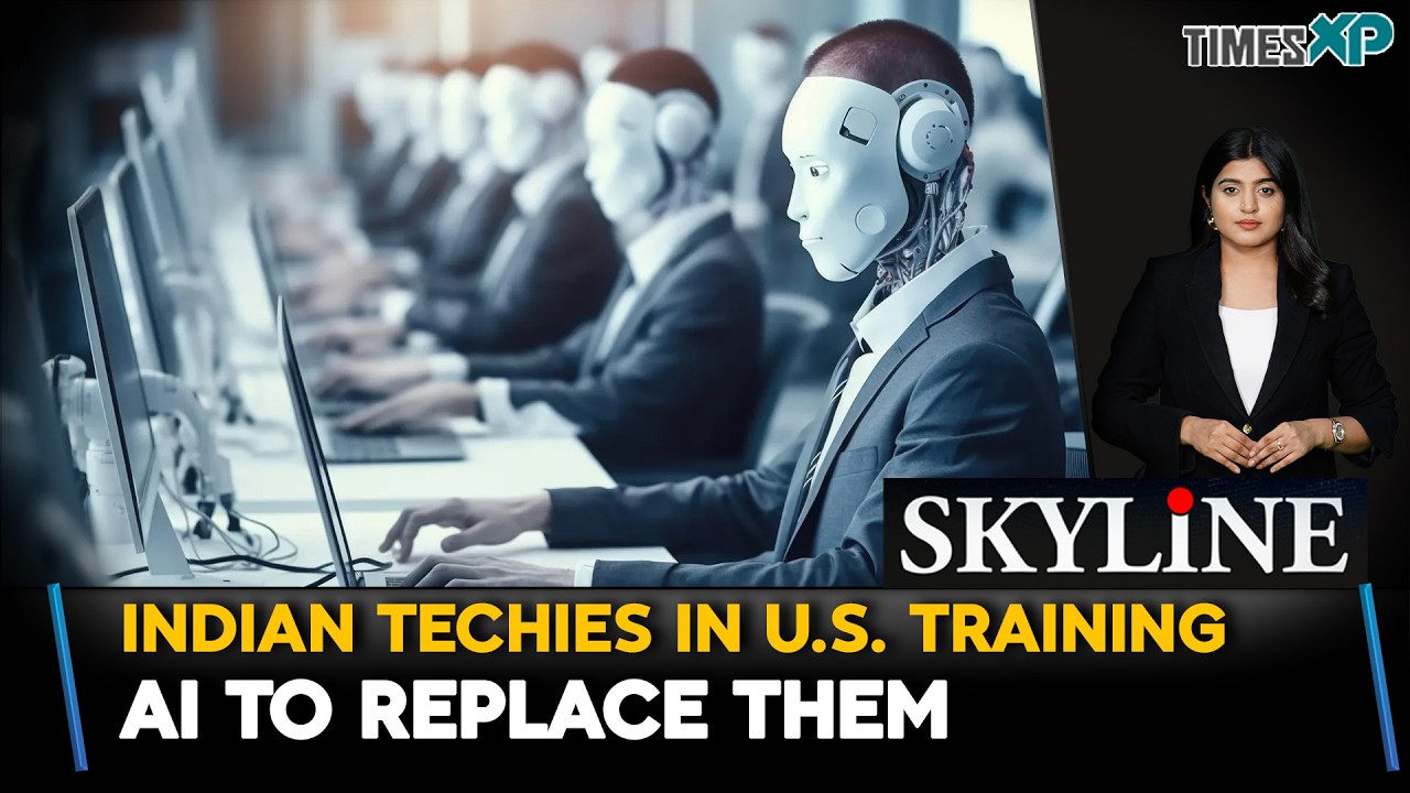 Indian Techies In The U.S. Training AI To Replace Them| Indians In The U.S.| SKyline With Driti Atri