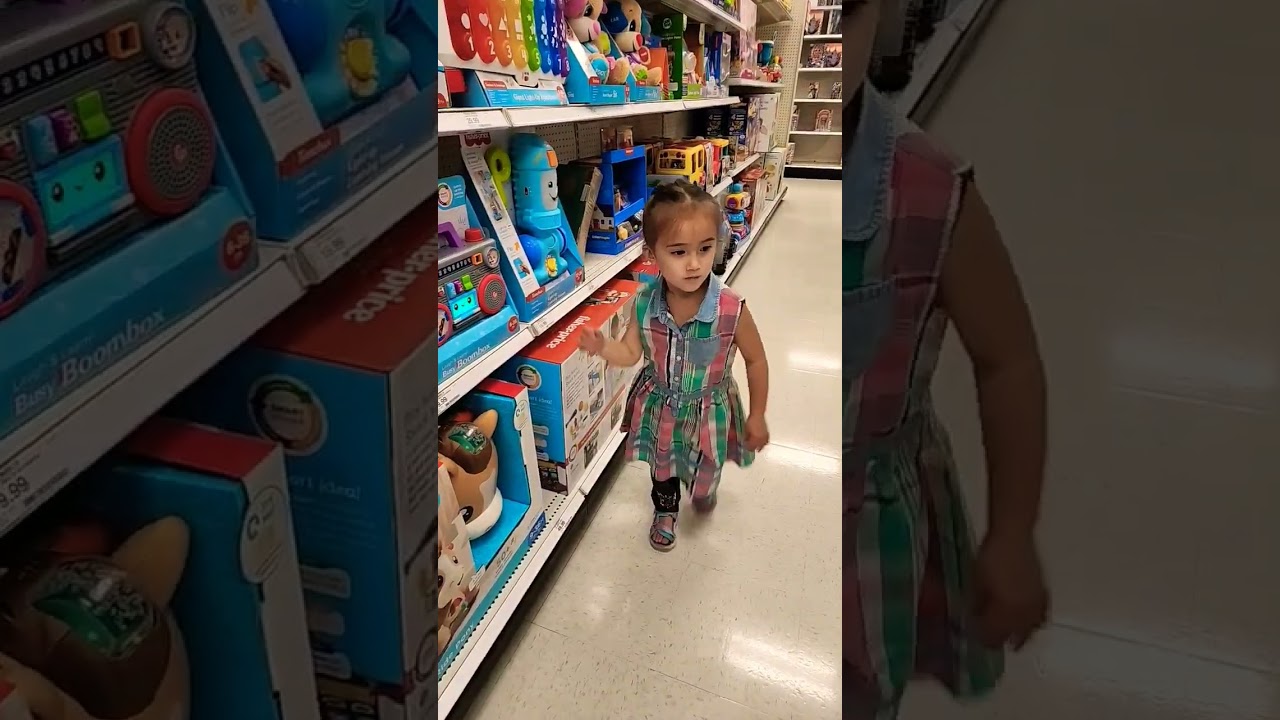 Cute 3-Year-Old Baby Girl Goes Toy Shopping Extravaganza at Target! #target #toys #babyproducts