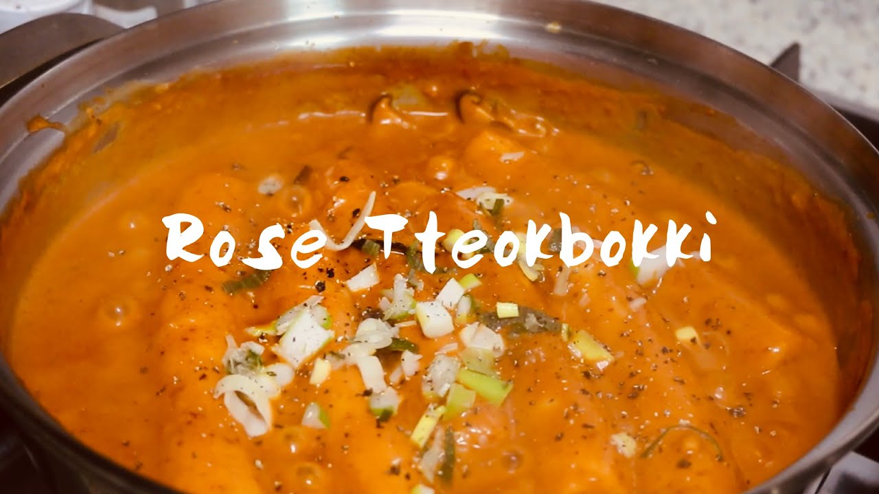 simple vegan rosé tteokbokki 😋