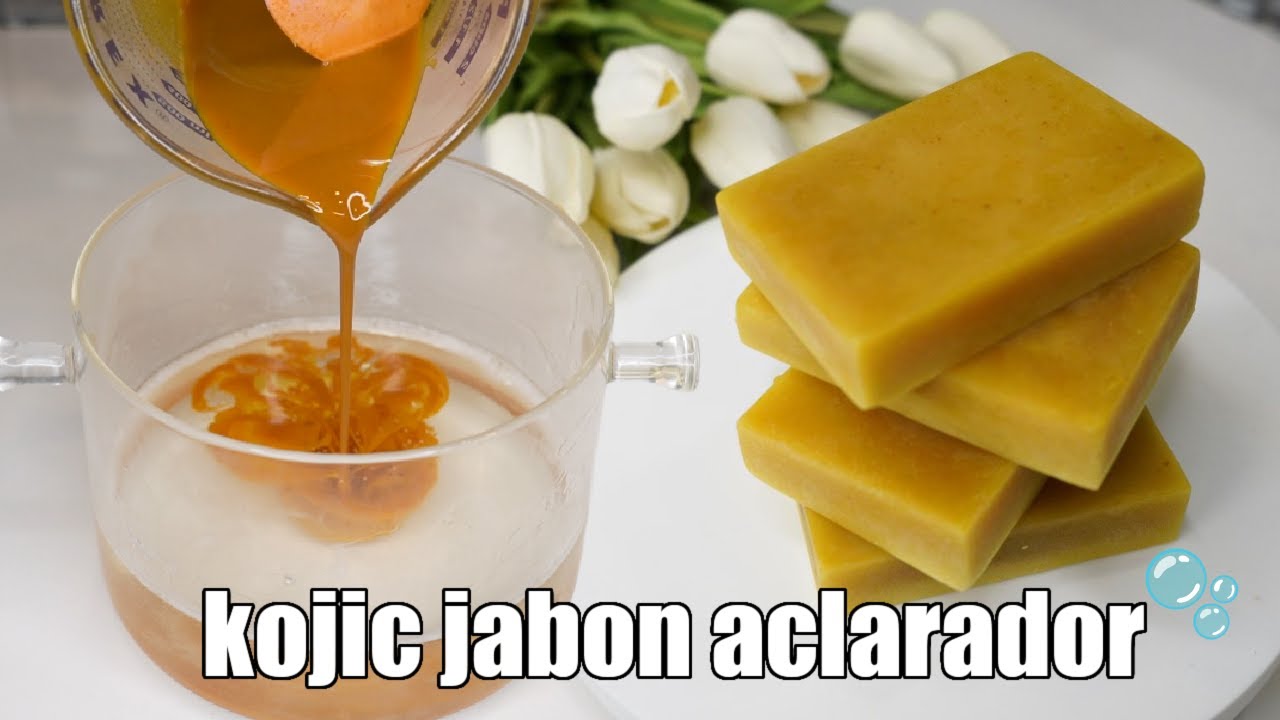 JABON PARA QUITAR LAS MANCHAS OSCURAS🧼JABÓN DE ACIDO  KOJICO KOJIC ACID + TURMERIC  SOAP .