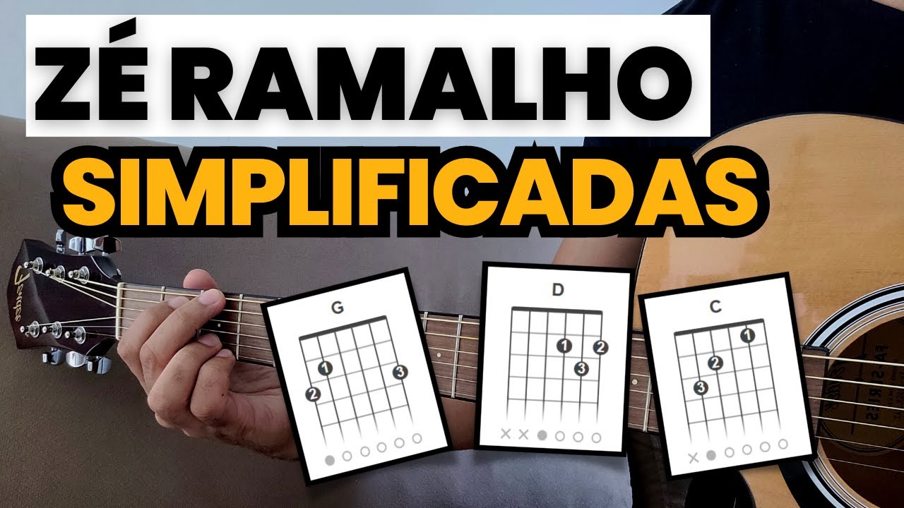 Aprenda 2 Músicas FÁCEIS e Famosas Do Zé Ramalho, Para Tocar No Violão (PERFEITO PARA INICIANTES)