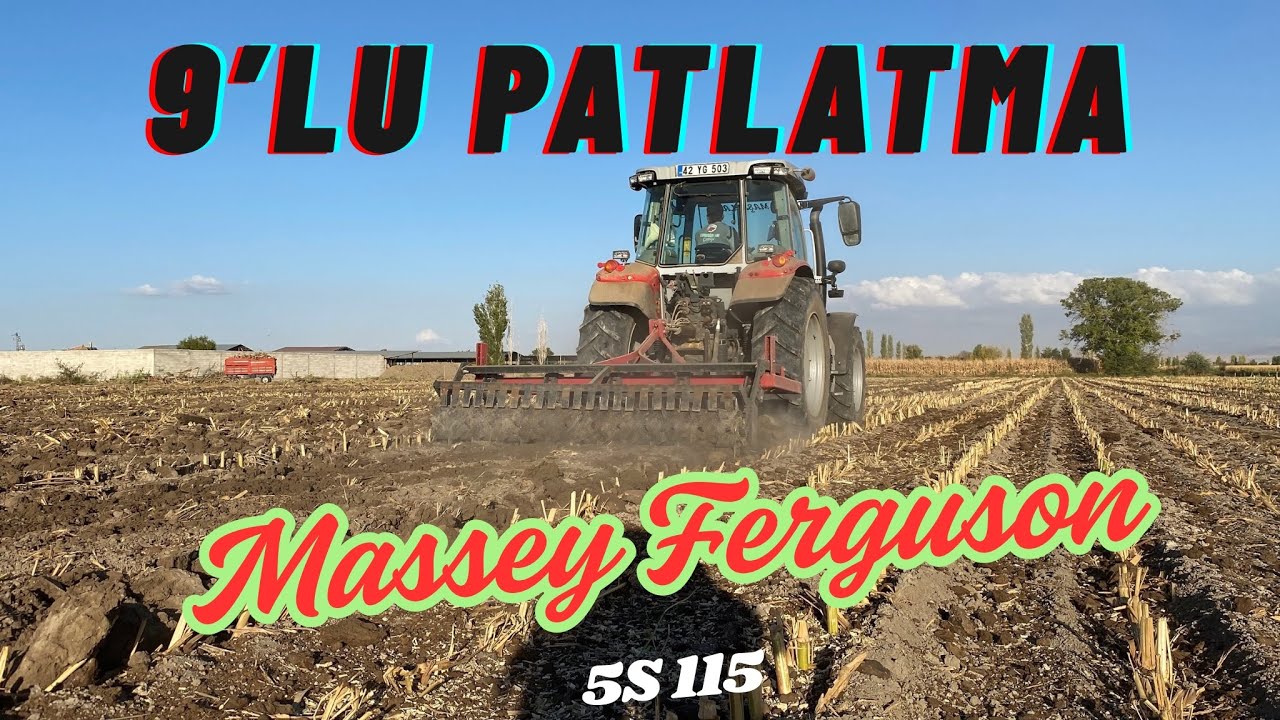 KAMYON İZLERİNE 9’LU PATLATMA | Massey Ferguson 5s115 #tarım