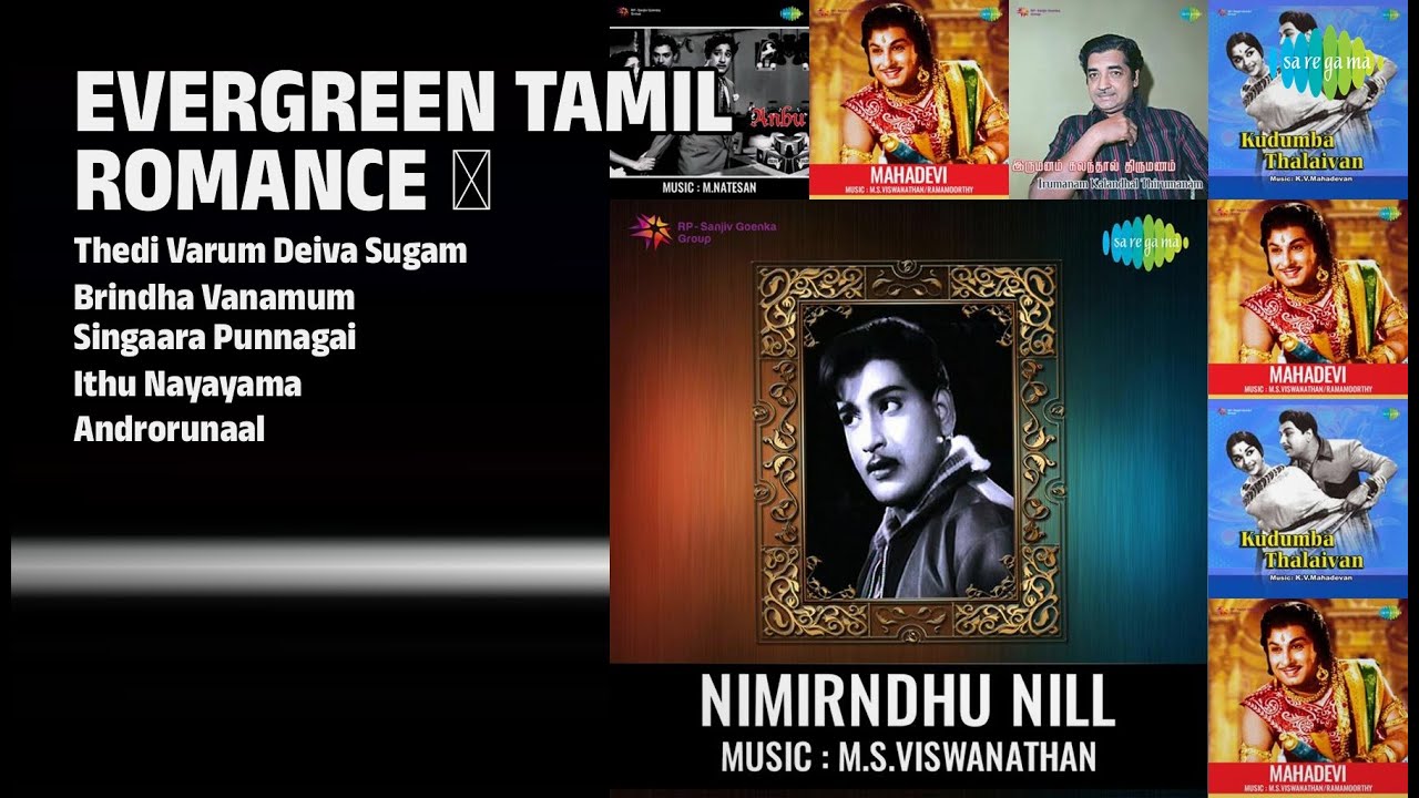 பொற்கால காதல் பாடல்கள் | T. M. Soundararajan Songs | Thedi Varum Deiva Sugam | Brindha Vanamum