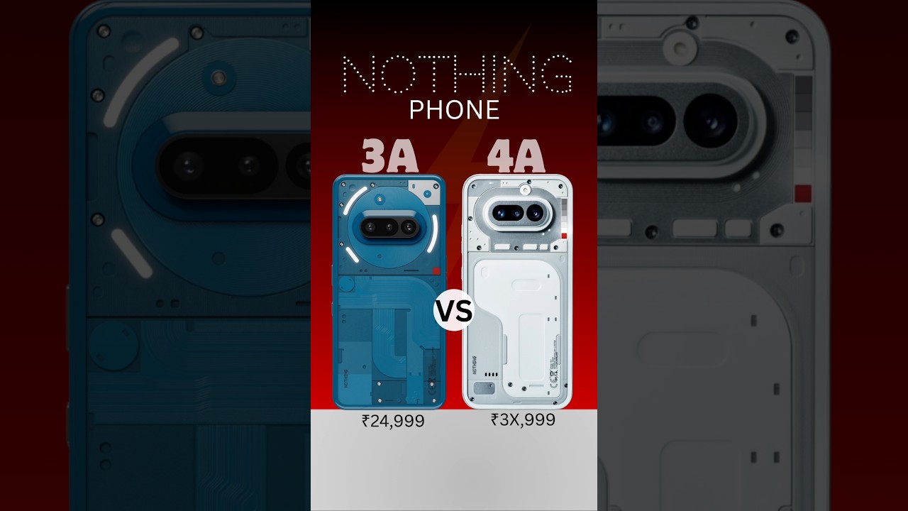 Nothing Phone 4a vs Nothing Phone 3a 😱 | Nothing Phone 4a & 4a Pro #shorts