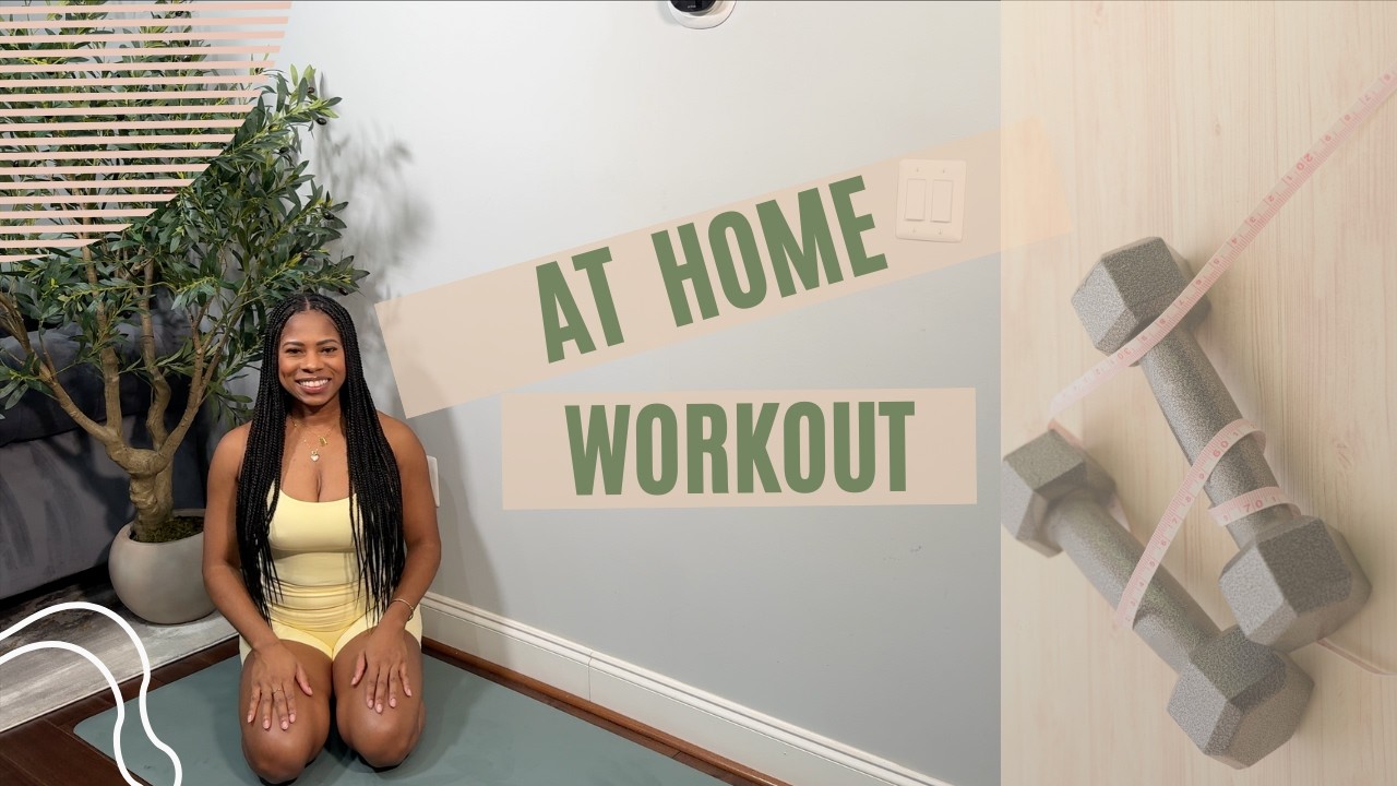 At Home Workout | For busy moms and busy women, no equipment, full body