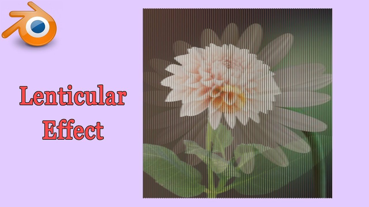 How to make Lenticular effect in Blender #oe263