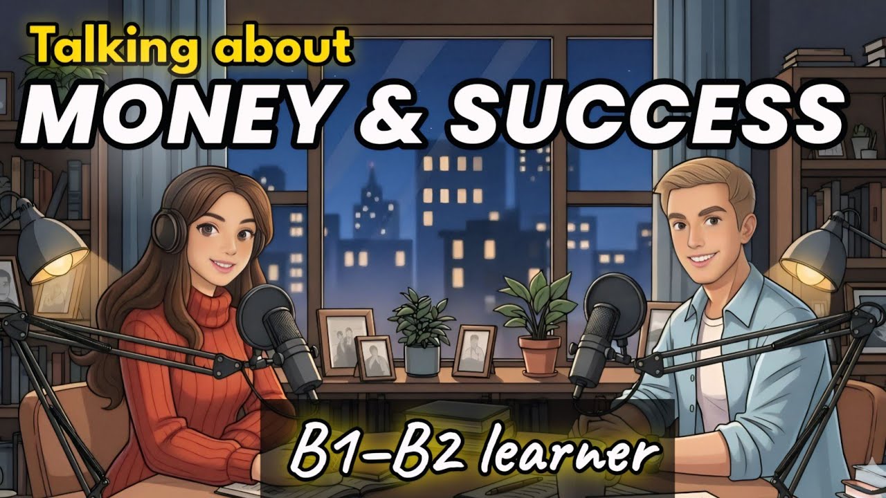 Talk About Money & Success | English Podcast for Easy English Conversation | Learn English Fast