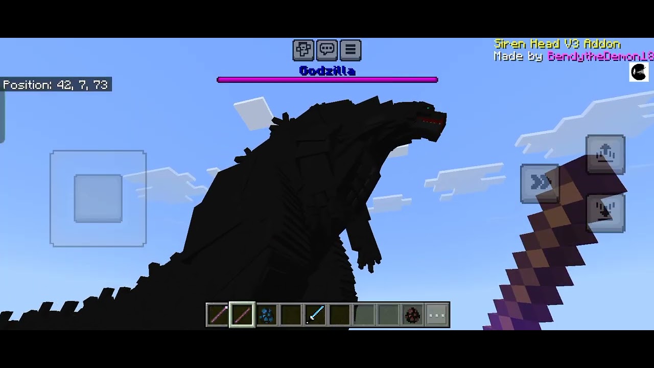 Azzure Godzilla vs Cartoon Cats In Minecraft Bedrock Mob Battles