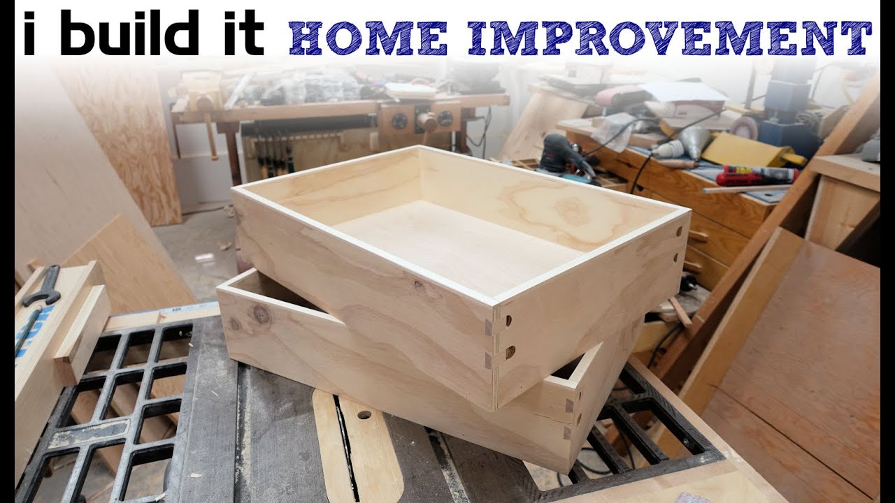 How To Make Drawers The Easy Way - Kitchen Cabinet Build