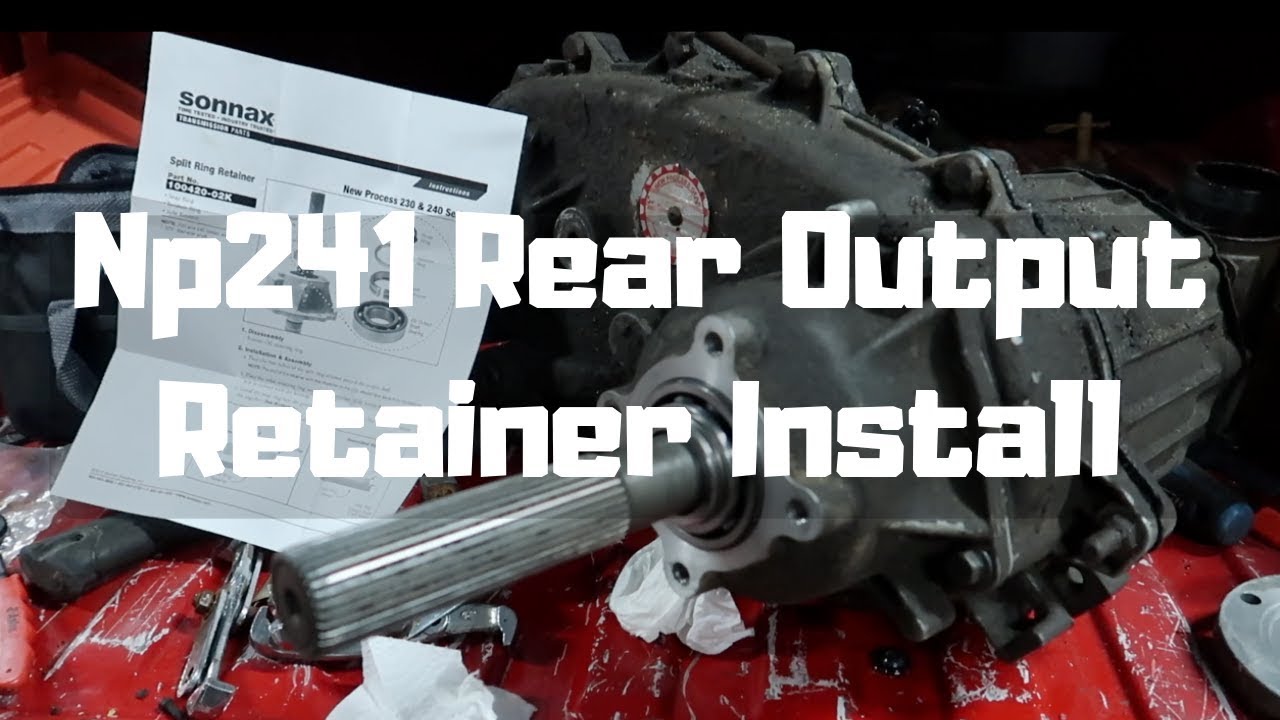 How To: NP241& NP231 Transfer Case Saver install