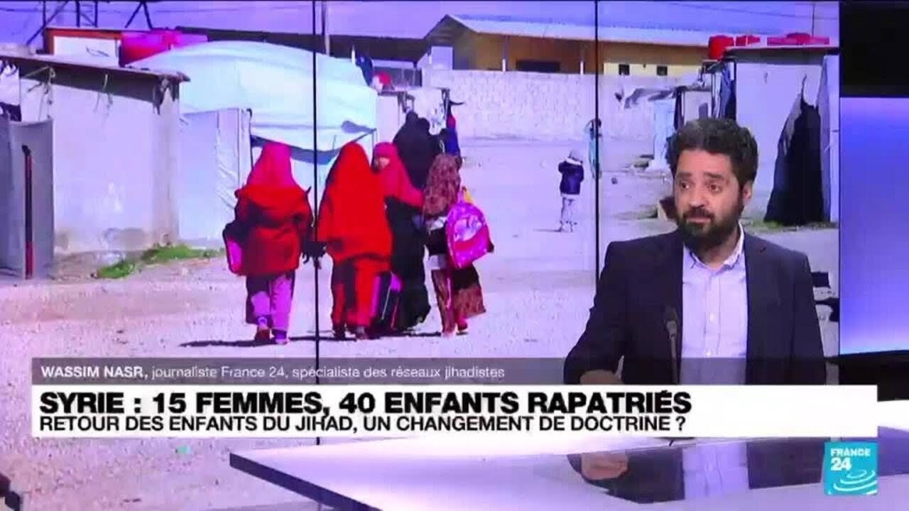 France: 15 femmes et 40 enfants rapatri&eacute;s des camps de prisonniers jihadistes en Syrie
