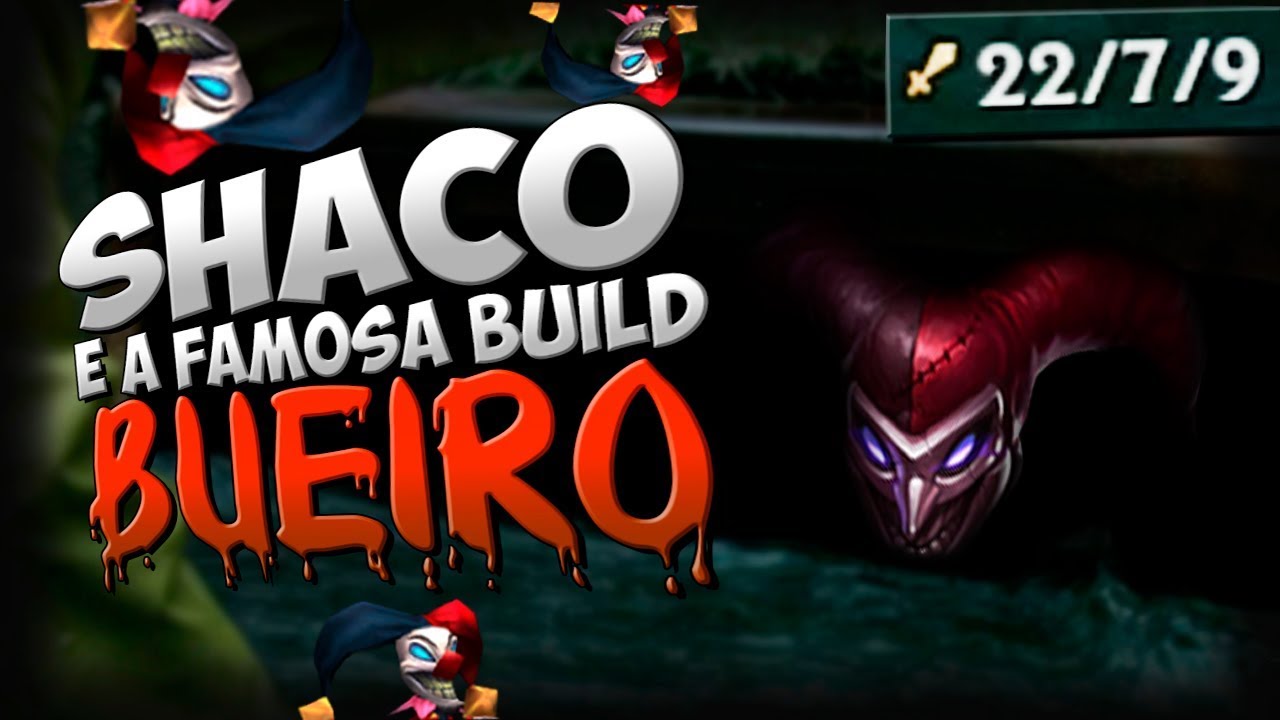 A FAMOSA BUILD DO BUEIRO QUE FAZ BARÃO E LEVA QUALQUER 1 FÁCIL! - SHACO JUNGLE GAMEPLAY - RodiL
