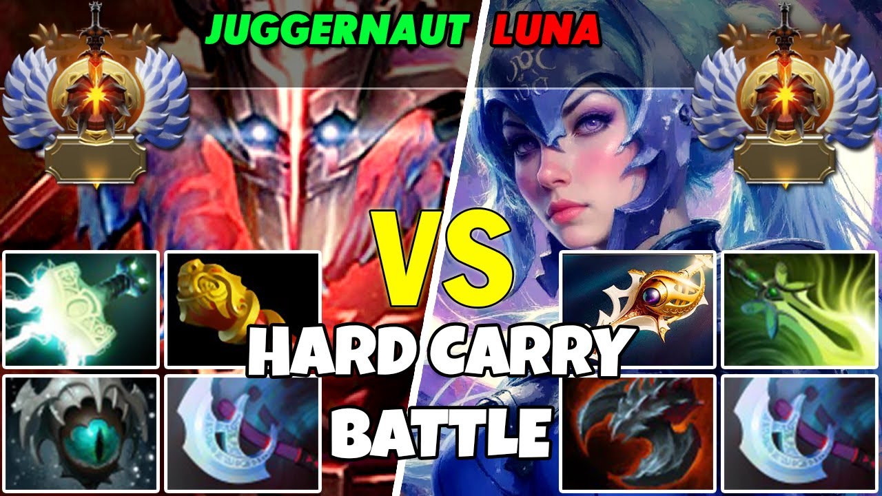 JUGGERNAUT (Carry) vs LUNA (Carry) - Epic Battle Of Immortal Rank Dota 2 Players - Z Dota 2