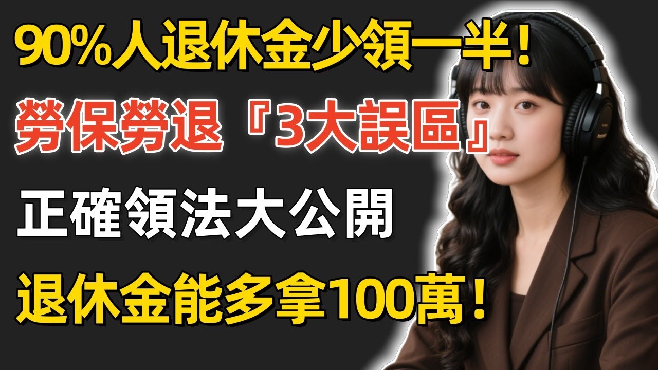 勞保、勞退這樣領，退休金多拿百萬！『黃金領法』讓你提早退休還領更多！可惜90%人都搞錯！#勞保 #勞退 #退休金 #勞保年金 #勞退自提