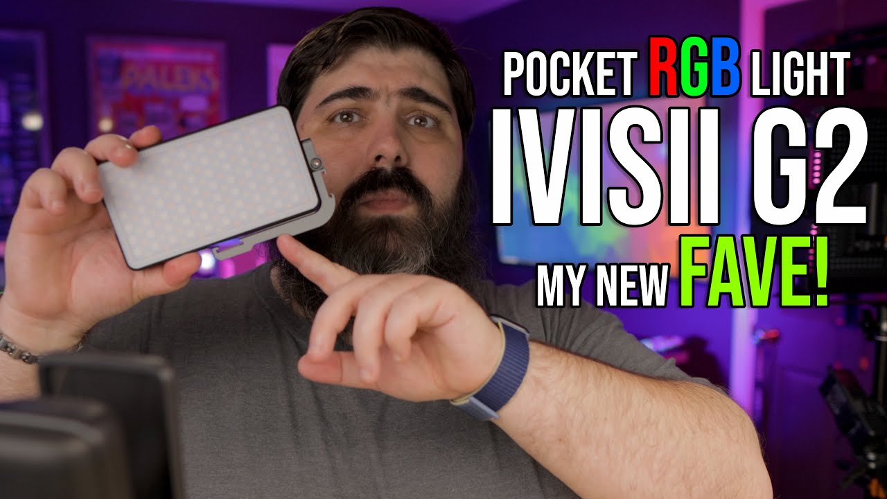 IVISII G2 Pocket RGB Pocket LED Light on a Budget |Best budget RGB video light
