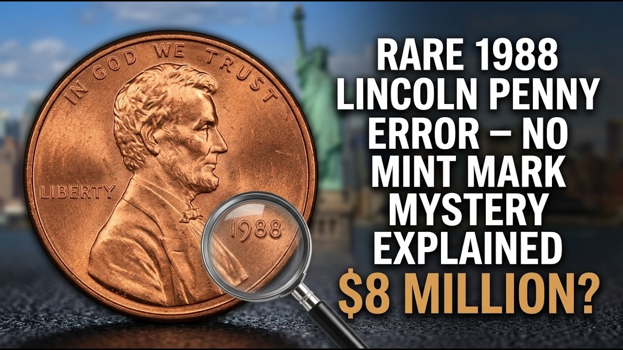 Rare 1988 Lincoln Penny Error &ndash; No Mint Mark Mystery Explained