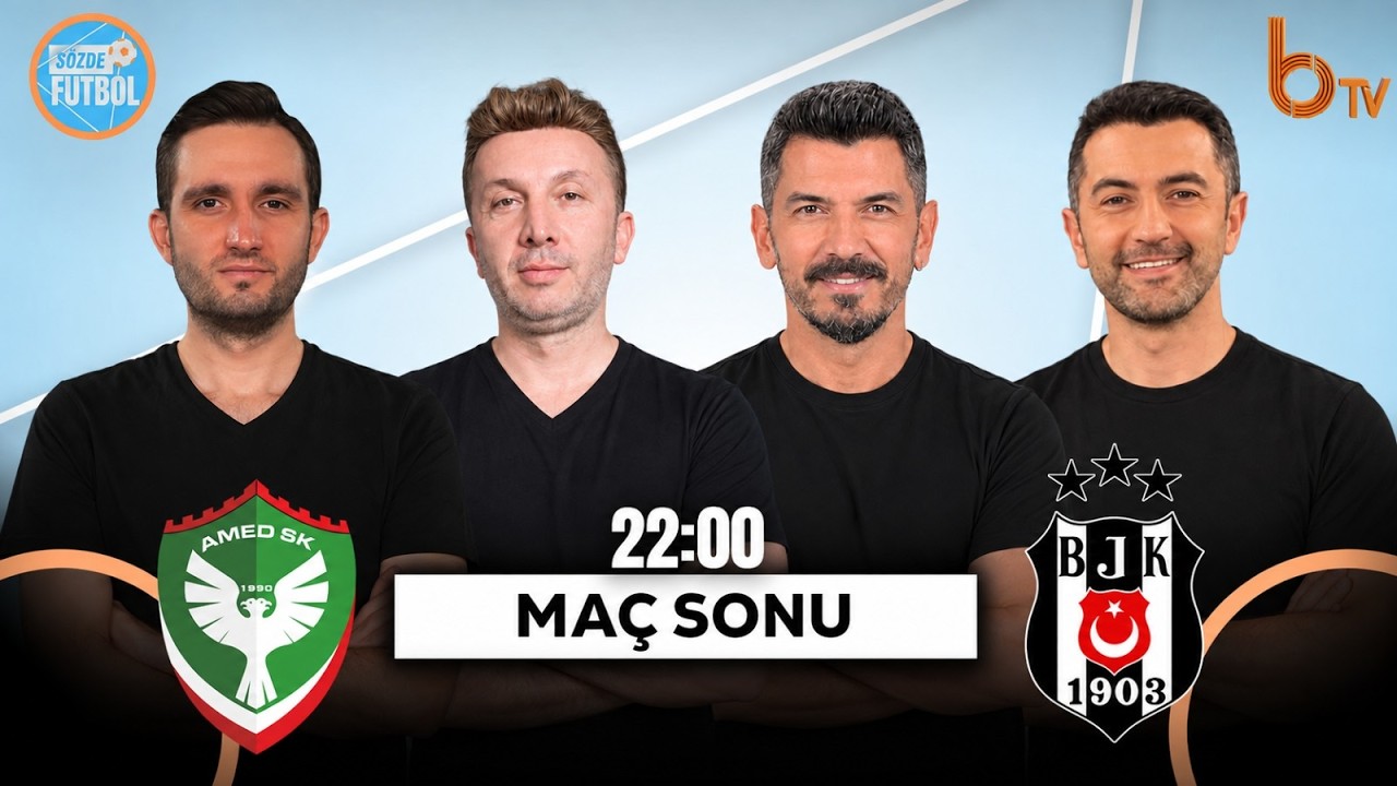 Amed SK - Beşiktaş Ma&ccedil; Sonu | Evren Turhan, Samet S&uuml;ner, Deniz Ateş Bitnel ve Onur Yıldız