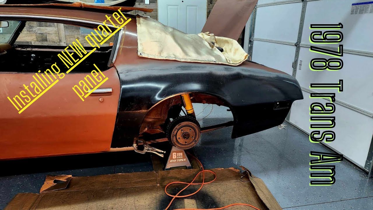 1978 Pontiac Trans Am Left Quarter Panel Replacement