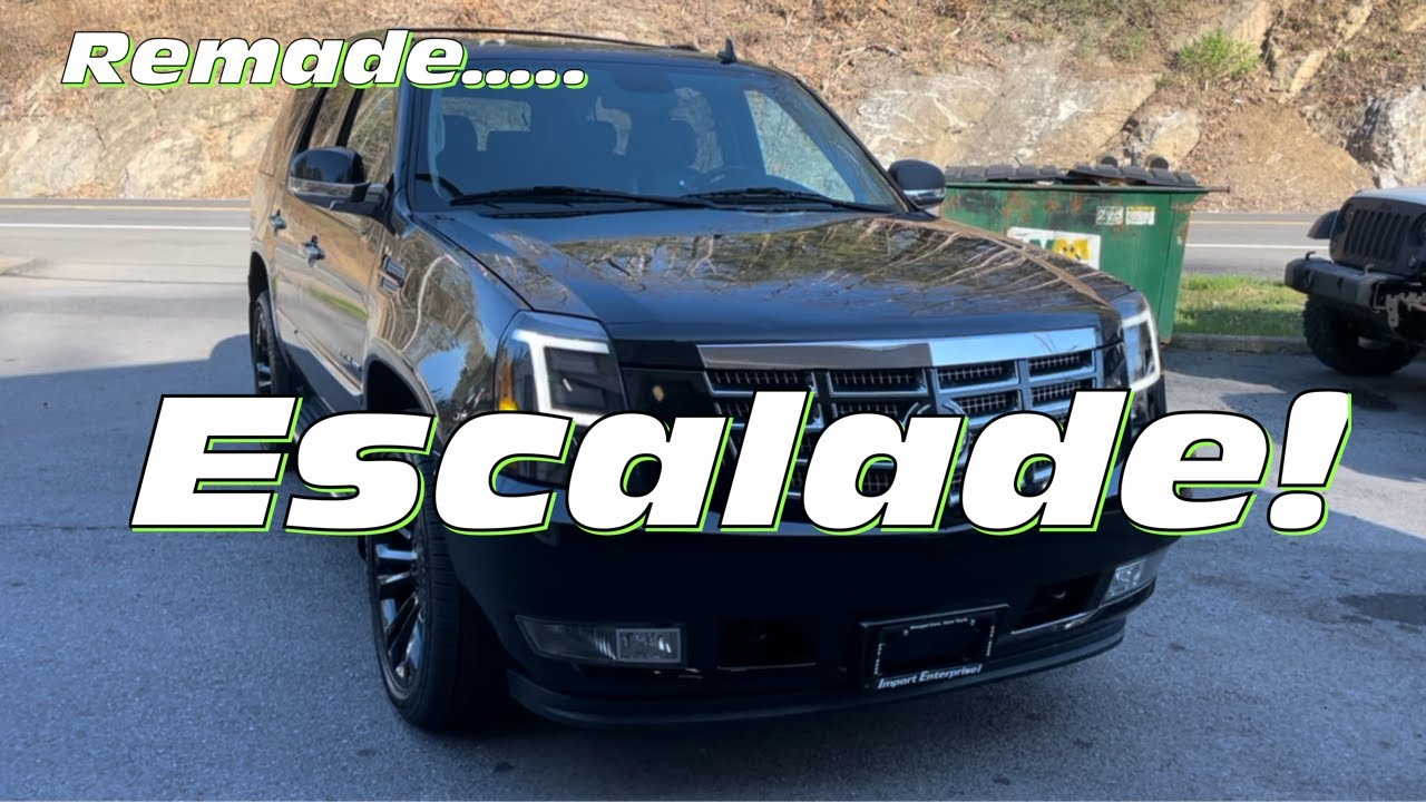 Ремонт 13-футового Cadillac Escalade! Преобразил внешний вид этого аварийного автобуса! Из «ну и ...
