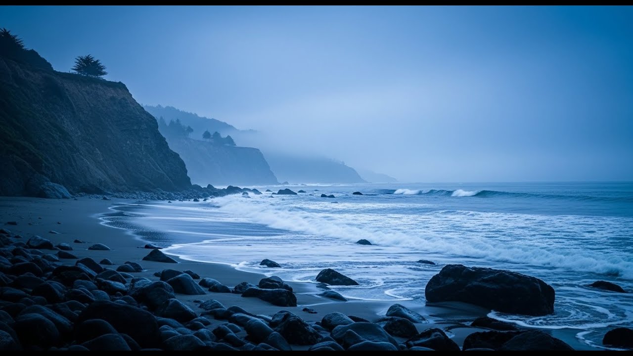 Experience restful sleep to the sound of ocean waves | Beach atmosphere for a relaxing experience