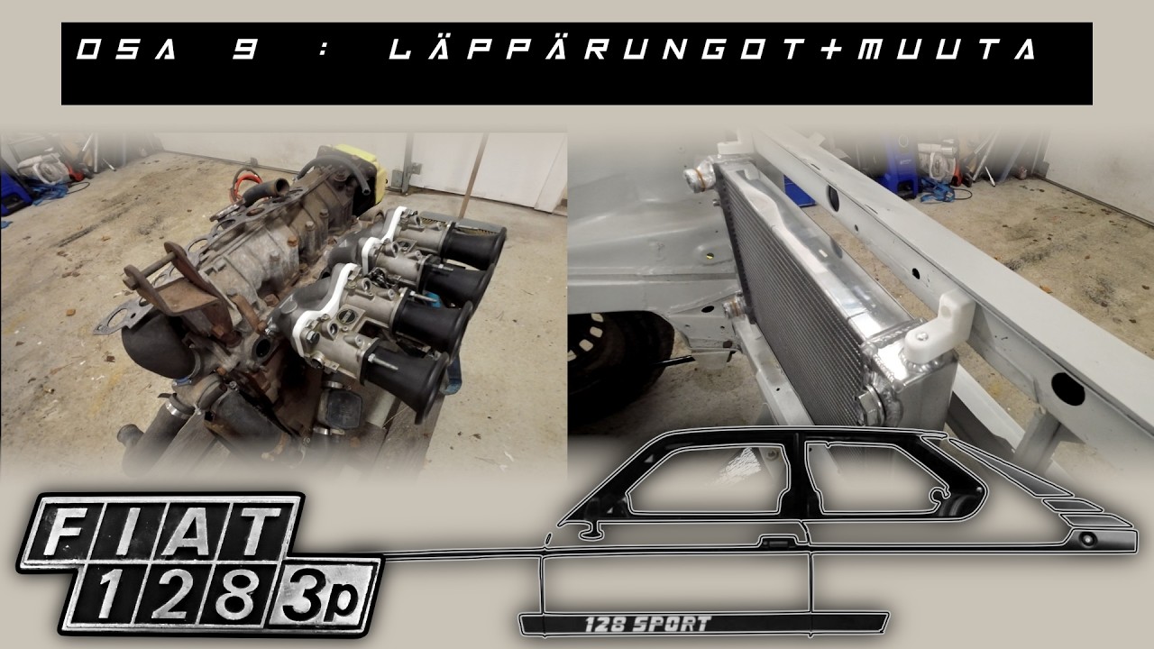 FIAT 128 3P | OSA 9 : LÄPPÄRUNGOT + MUUTA | AUTOPROJEKTI