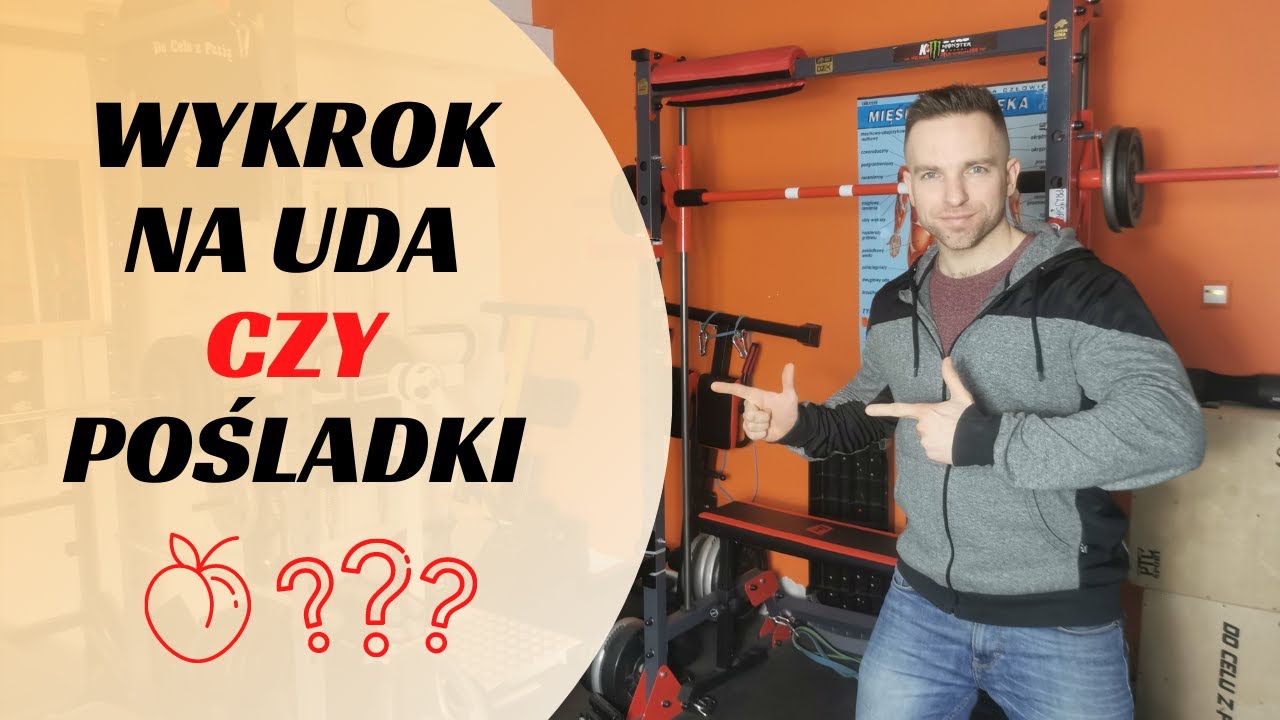 WYKROK - działa na Uda czy Pośladki ? # wykrok na suwnicy Smitha