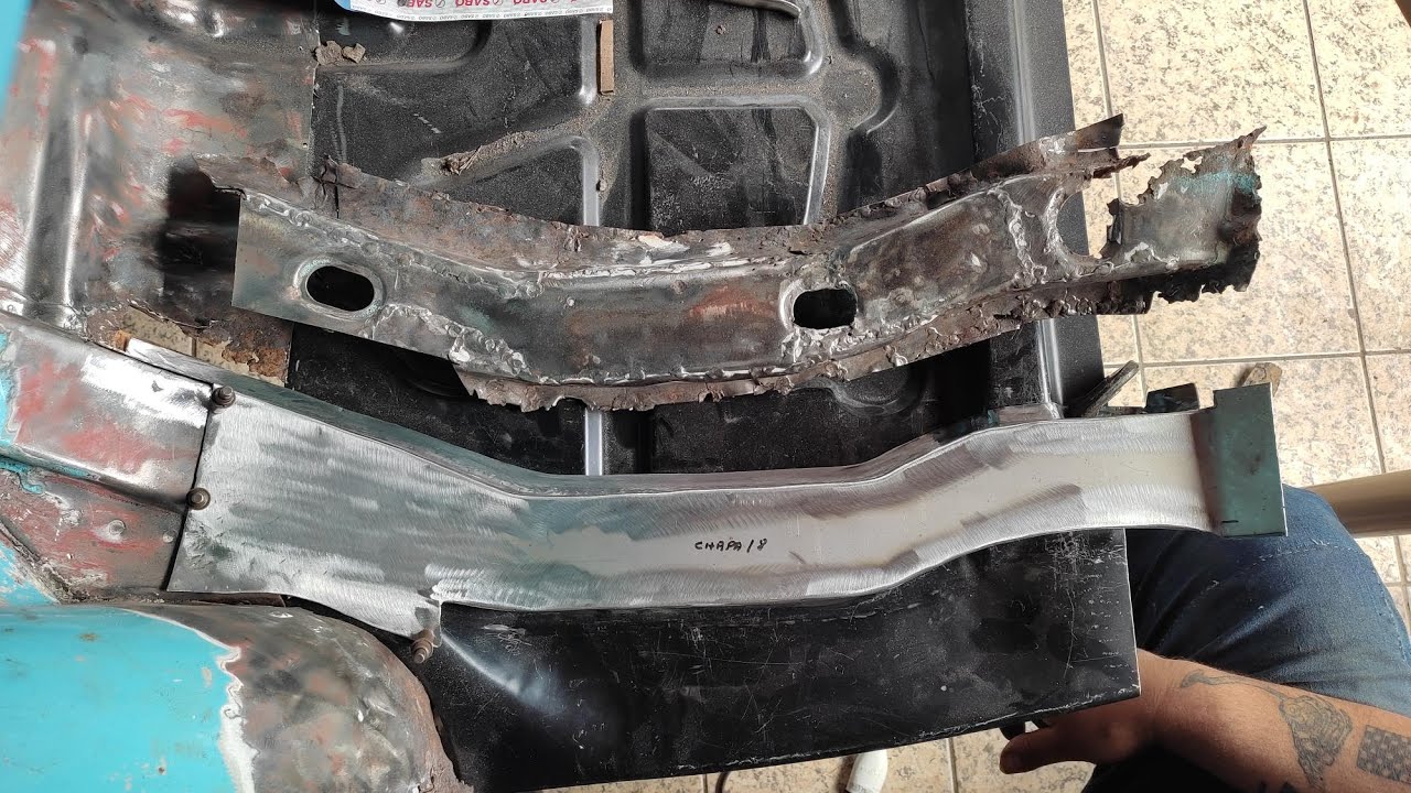 Fabricação do zero da longarina do Chevette Tubarão Azul 1975