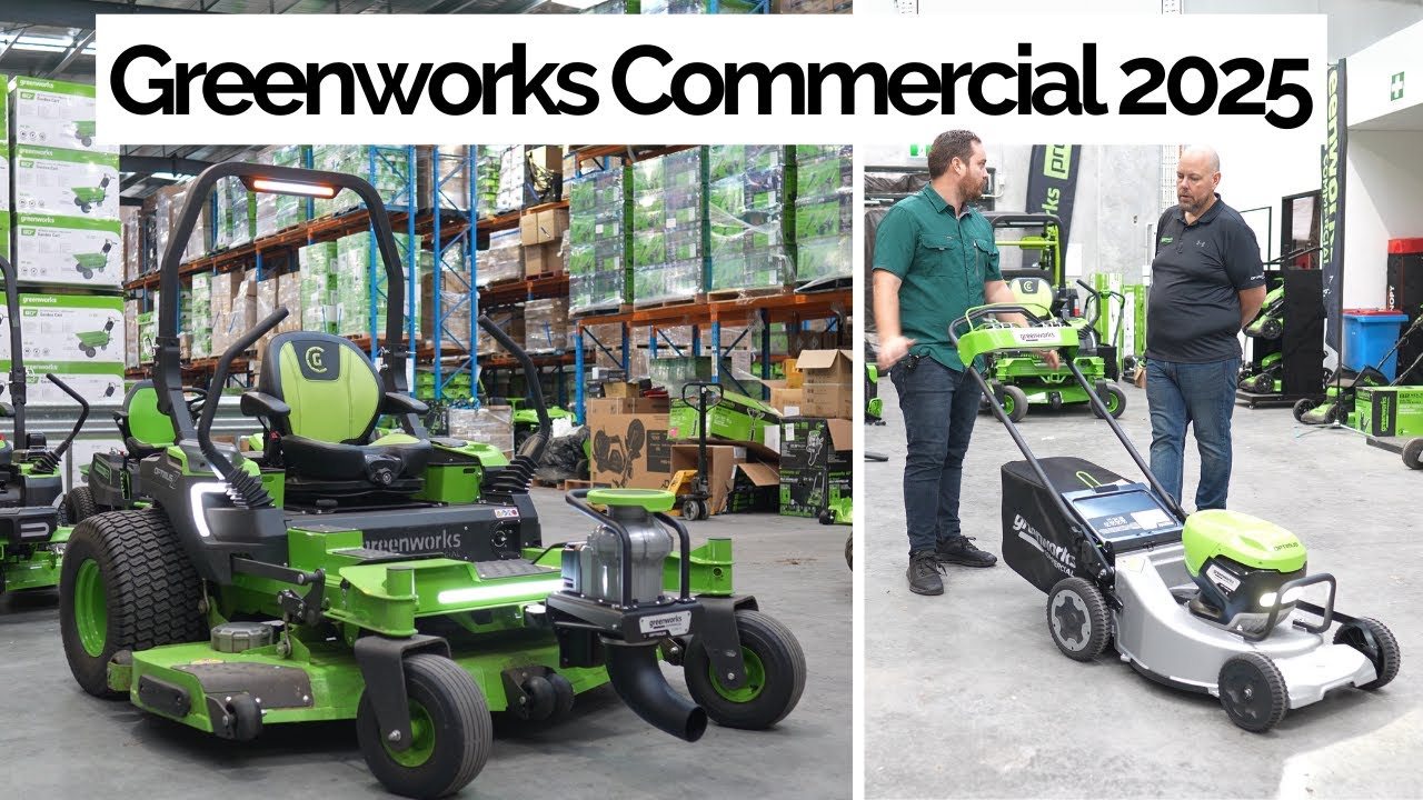 Знакомство с полной линейкой инструментов Greenworks Commercial 2025