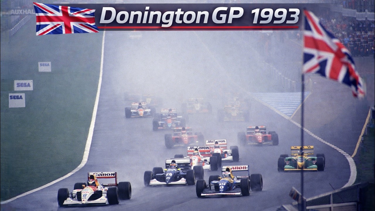 1993 European Grand Prix  at Donington Park | Formula 1 Classic | BBC Broadcast