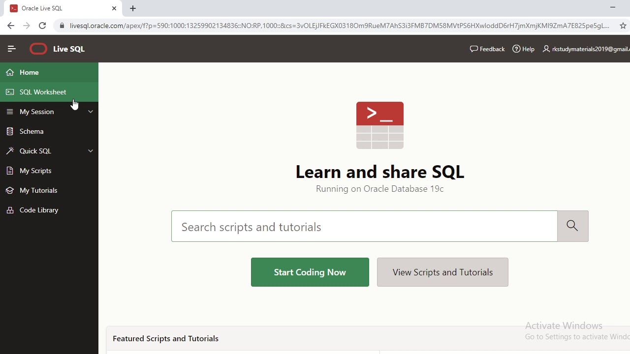 How to practice sql queries online