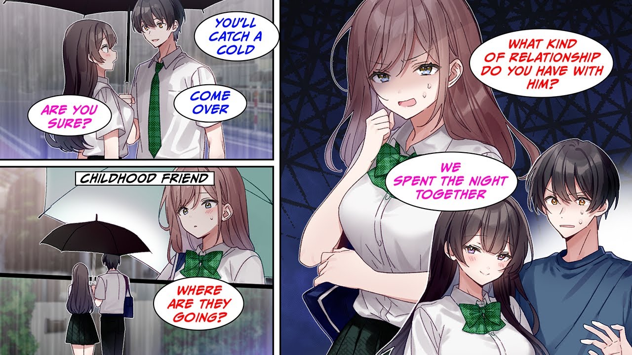 [Manga Dub] I lent my shower to a soaked transfer student who had forgotten her umbrella