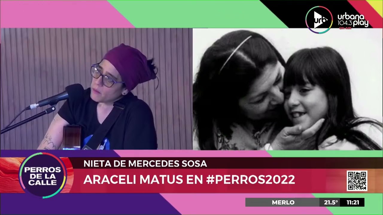 Araceli Matus, nieta de Mercedes Sosa, en #Perros2022 | Nota y acústico