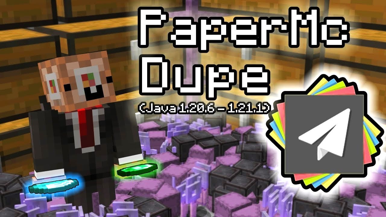 New Minecraft Dupe for PaperMC | Works on 1.20.6 - 1.21.1