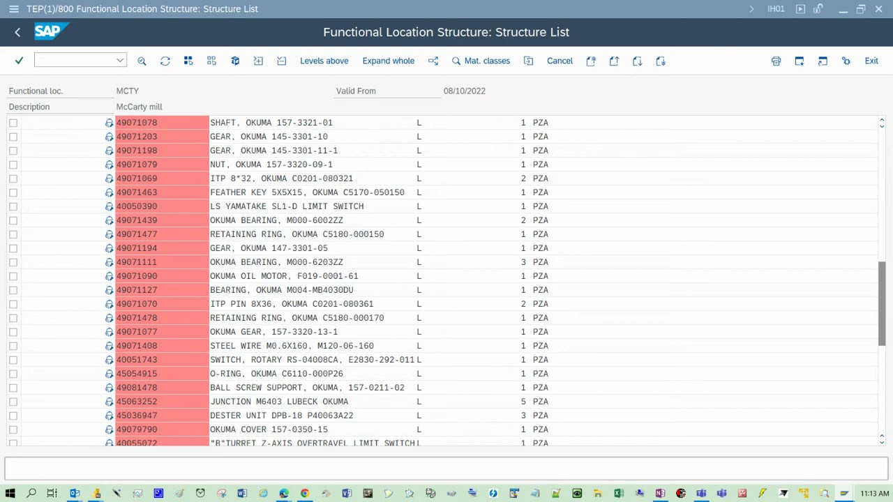 SAP PM   How to create, copy and modify an Equipment BOM