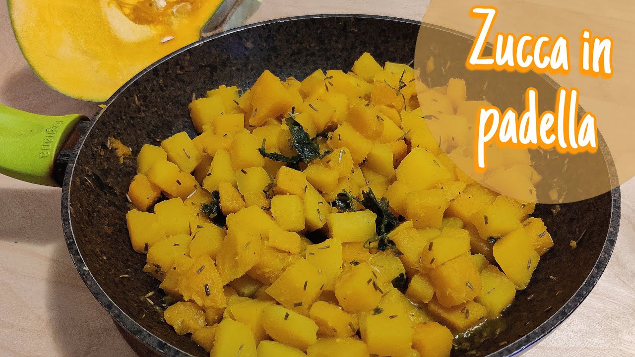 ZUCCA IN PADELLA ~ Velocissima, saporita e leggera !!