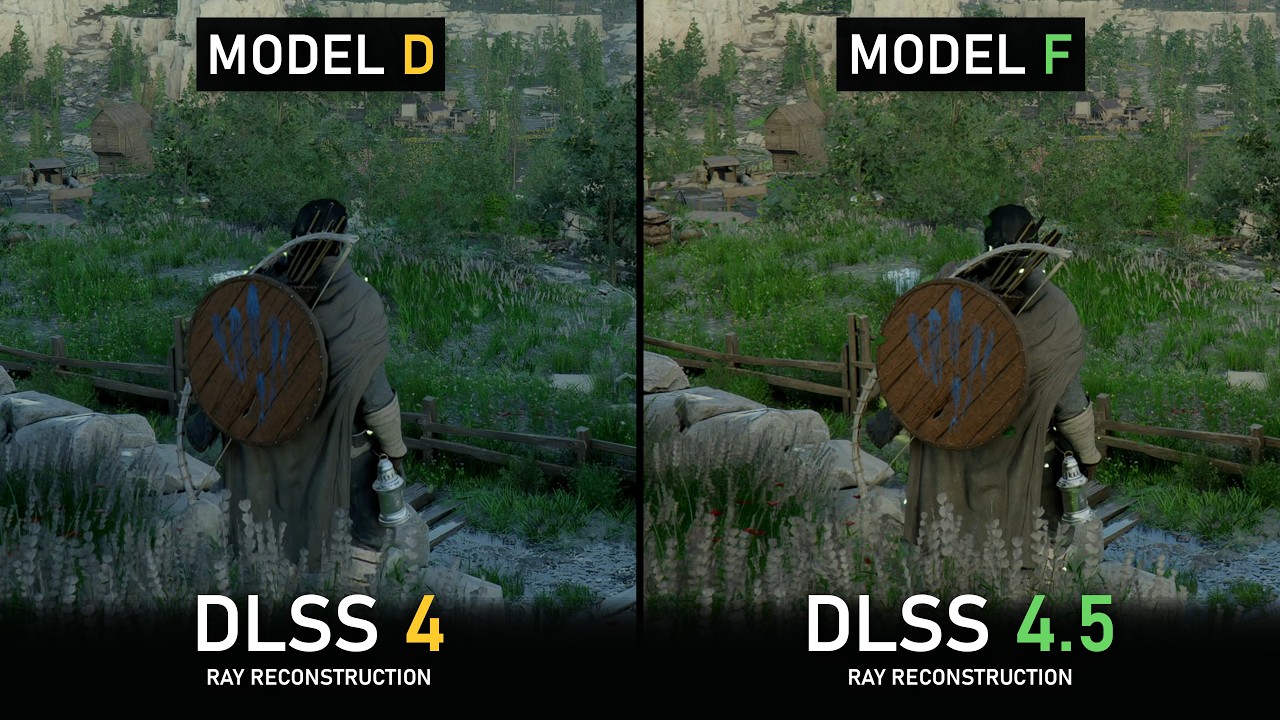 DLSS 4.5 vs DLSS 4 Ray Reconstruction - Quality & Performance Comparisons
