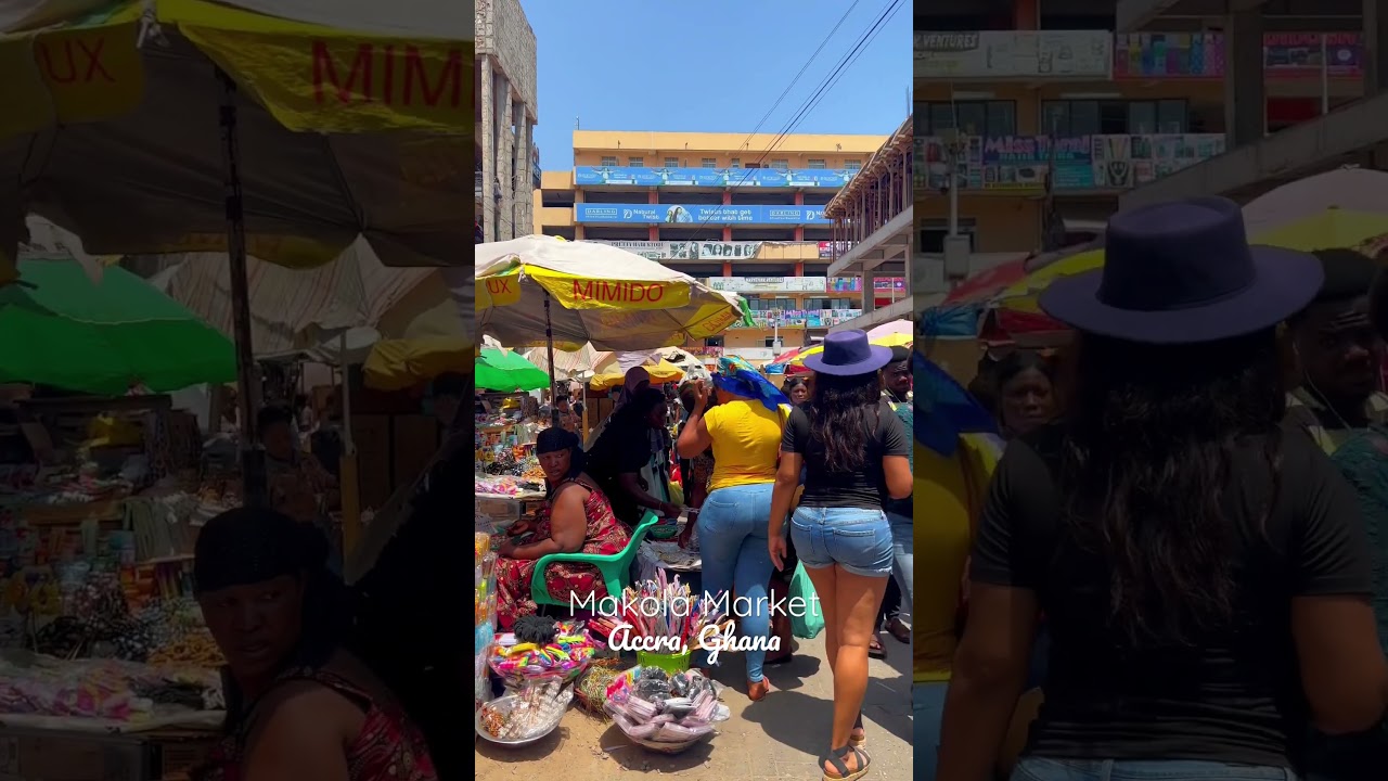 Visiting Makola Market in Accra, Ghana 🇬🇭