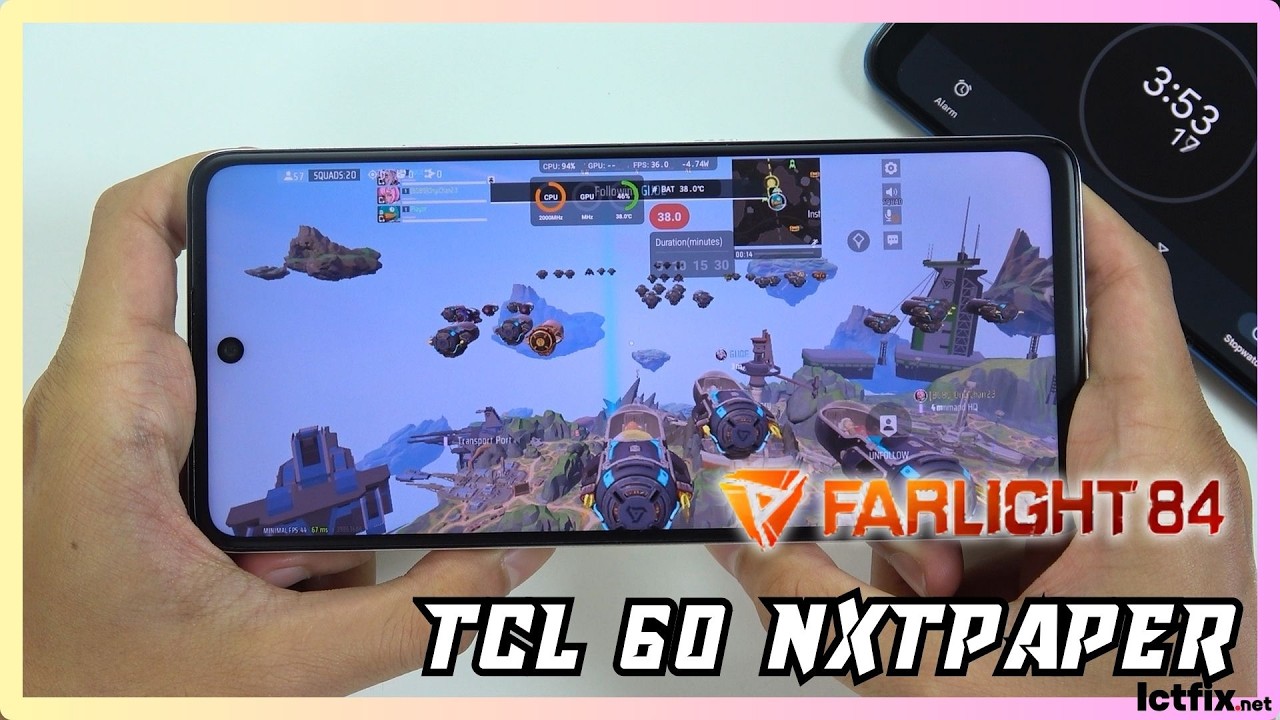 TCL 60 SE NxtPaper 256GB 5G Farlight 84 Gaming Test | Helio G92, 90Hz Display