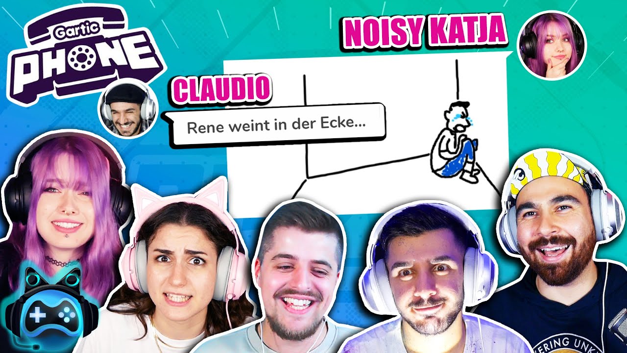 DANIA KOCHT CLAUDIOS ALTE SOCKEN & KATJA BEKLAUT RENE! Gartic Phone mit der Crew 😂☎️