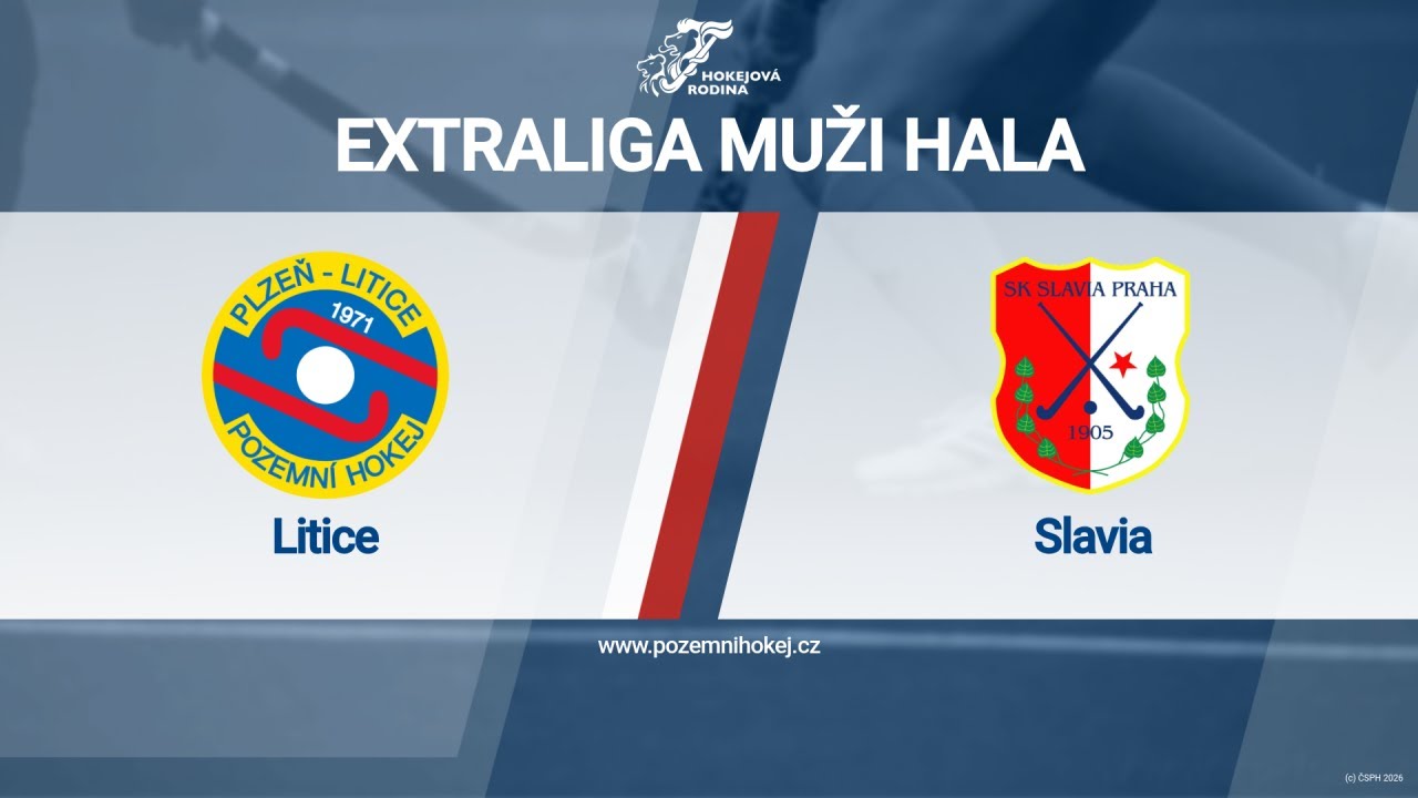 Litice - Slavia 24.1.2026 16:00 Extraliga muži hala