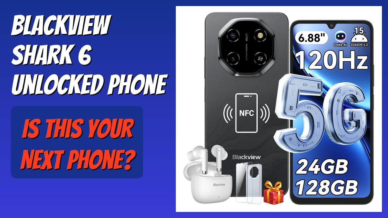 REVIEW (2026): Blackview Shark 6 Unlocked Phone. Features