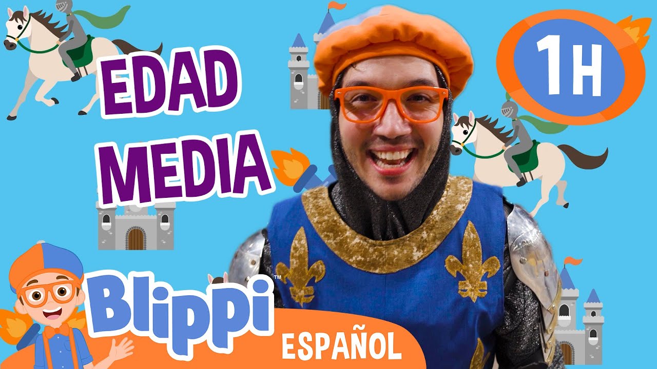 Blippi es un caballero de la Edad Media 🏰 Caricaturas Infantiles | Moonbug Español | Blippi