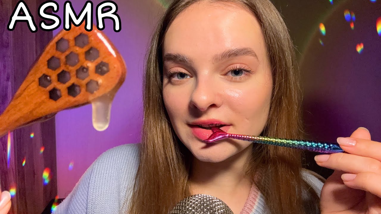 ASMR Mouth Sounds & Tingly Sticky Fingers 💋😴